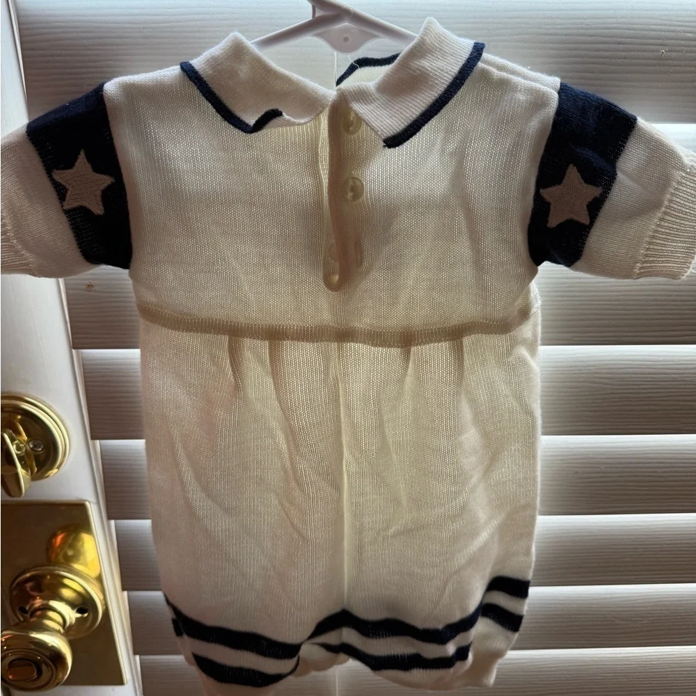 Nautical Sweater Romper